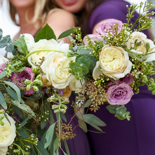 Whimsical Winter  Wedding Bridesmaid Bouquet